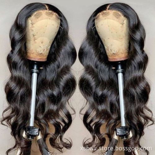 Wholesale ponytail bleached knots straight bodywave glueless colored short blonde wigs human hair lace front wigs